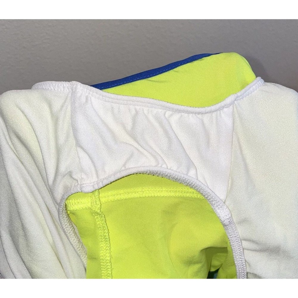 Under Armour Heatgear Semi Fitted Running Shorts Brief Womens L Large Yellow - Picture 3 of 5